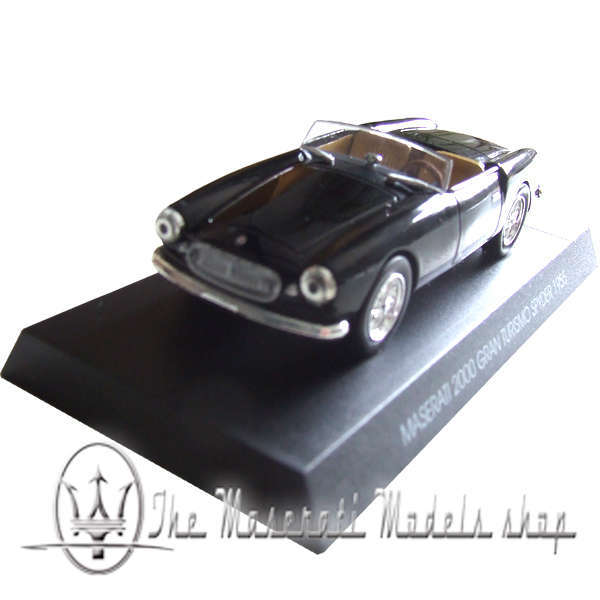 - Noir 1:43 DeAgostini Modèle de Voiture Miniature Type Maserati 2000 Gran Turismo Spyder 1955 